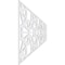 Ekena Millwork Set of Four Panels for 94 1/2"W x 24 1/4"H Brownsville Fretwork Wainscot Wall Paneling WPKP12X01X47BNE - alternate 5